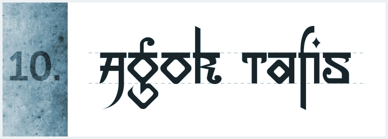 Linotype Sansara betű