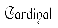 Cardinal font