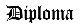 Diploma font