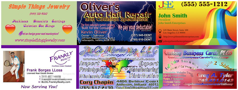 Rossz névjegykártyák