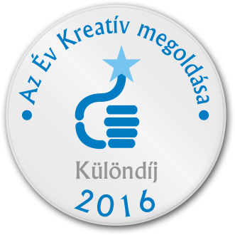 Év kreatív megoldása 2016 logó