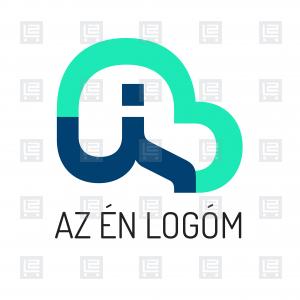Startup vállalkozás Bi monogram logó - Sokszínű