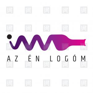 Borászportál bor shop logó - Lila