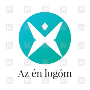 Életmód tanácsadó pillangó logó - Kék