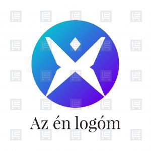 Életmód tanácsadó pillangó logó - Kék