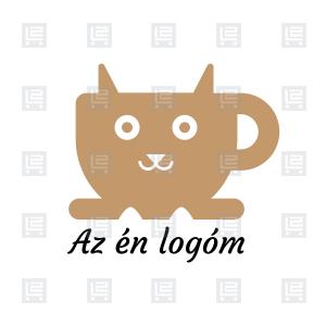 Kávéház kávé zoo macska logó - Arany