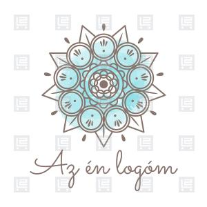 Mandala hatha jóga flow astanga logó - Sokszínű