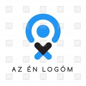 Koronavírus covid 19 gyorsteszt véradás plazma pont logó - Kék