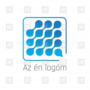 Diagnosztikai központ vizsgálat plazma pont logó - Kék