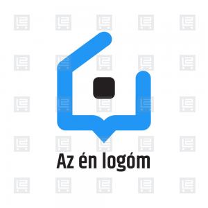 Lakberendezés design lakásdekor logó - Kék