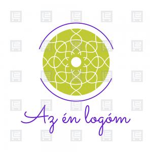 Mandala hímzés kézműves webáruház bolt logó - Zöld