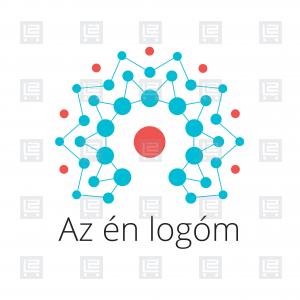 COVID tesztelés PCR teszt egészségközpont logó - Kék