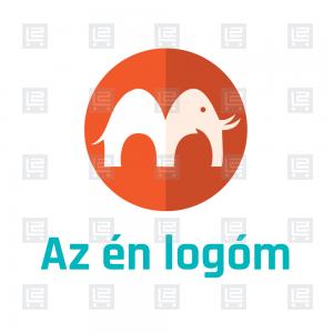 Mammut M betű kör logó - Narancssárga