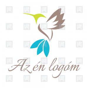 Trochilidae kolibri rajzos madár logó - Sokszínű