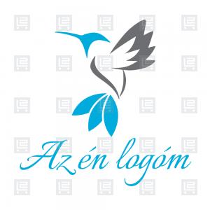 Trochilidae kolibri rajzos madár logó - Sokszínű