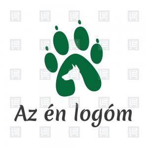 Kutyabarát kutyapanzió logó - Zöld
