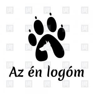 Kutyabarát kutyapanzió logó - Fekete