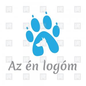 Kutyabarát kutyapanzió logó - Kék