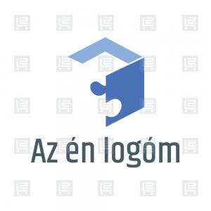 3D puzzle kocka logó - Kék