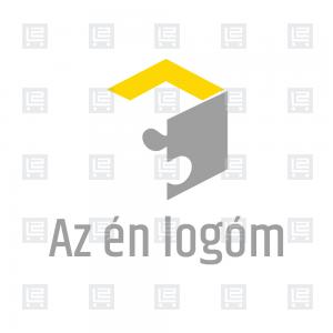 3D puzzle kocka logó - Szürke