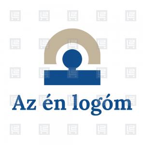 Híd kapu forma omega Ω jel logó - Sokszínű