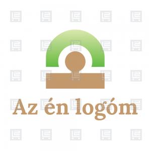 Híd kapu forma omega Ω jel logó - Sokszínű