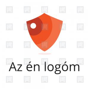 Vagyonőr biztonság védelem pajzs logó - Narancssárga