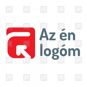 G betű monogram nyíl logó - Vörös