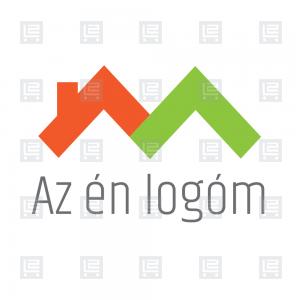 Ház tetőfedés bádogos M betű logó - Sokszínű