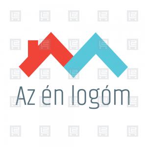 Ház tetőfedés bádogos M betű logó - Sokszínű