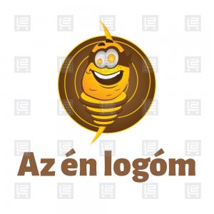 Sültkrumpli burgonya spirál street food logó - Sokszínű