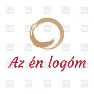 Borászat borászportál festett logó - Arany