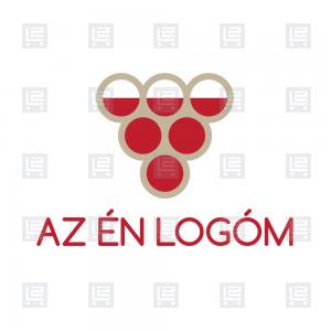 Szőlészet szőlőmagolaj logó - Vörös