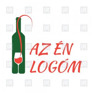 Borászat bor borász logó - Zöld