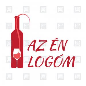 Borászat bor borász logó - Vörös