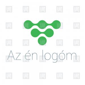 Szőlészet borászat pincészet modern logó - Zöld