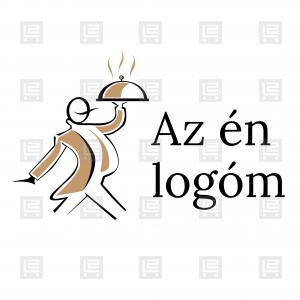 Gasztronómia pincér logó - Sokszínű