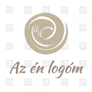 Gasztro étterem levesbár logó - Barna