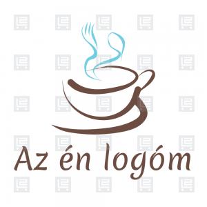 Kávézó barista étterem logó - Sokszínű
