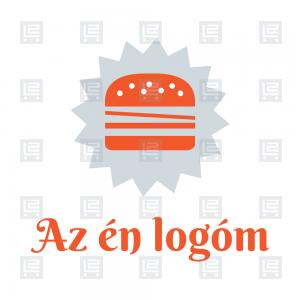 Hamburger bár street food logó - Sokszínű