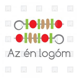 Grill ételbár saslik street food logó - Sokszínű