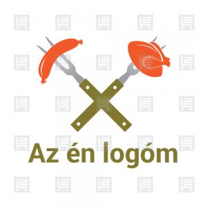 Street food gyorsétterem ételbár logó - Sokszínű