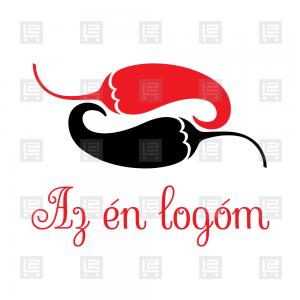 Chili bár gasztro paprika logó - Sokszínű