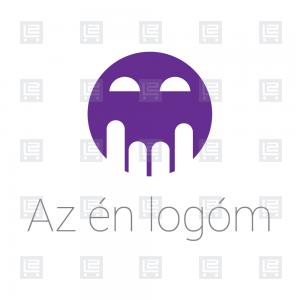 Moji fej DJ együttes logó - Lila