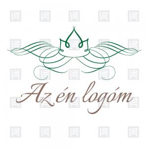 Esküvői ruhaszalon menyasszonyi ruha kölcsönző logó - Zöld