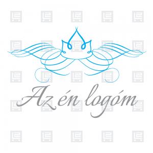 Esküvői ruhaszalon menyasszonyi ruha kölcsönző logó - Kék