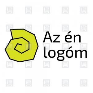 Csigalépcső tervezés design logó - Zöld