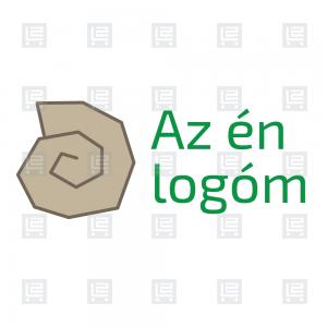 Csigalépcső tervezés design logó - Barna