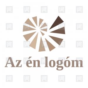 Beltéri lépcsők lakberendezés mozaik logó - Barna