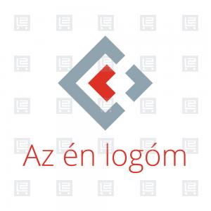 Alaprajz program L betűlogó monogram logó - Szürke